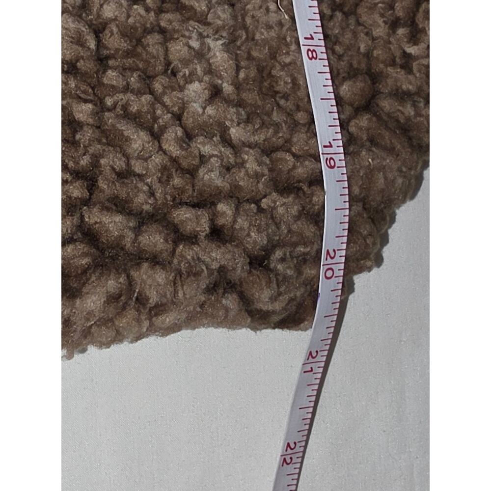 Simply Southern Tried & True Sherpa Vest Women’s Large Brown Fleece Full Zip - Picture 12 of 12